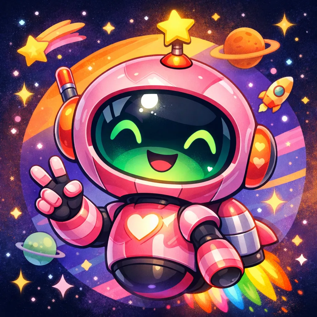 Vibrant abstract avatar with swirling colors and geometric shapes, suggesting creativity and diversity.